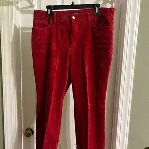 Red Corduroy Pants